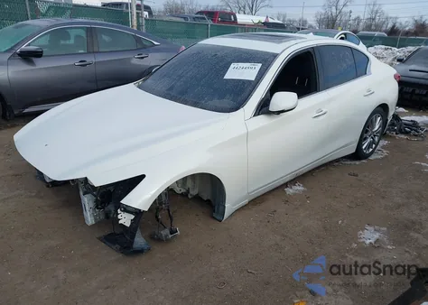 2021 Infiniti Q50 Sensory Awd z USA, uszkodzony, nr VIN JN1EV7CR7MM752743